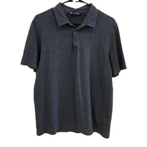 Travis Matthew Gray Micro Stripe Polo Shirt